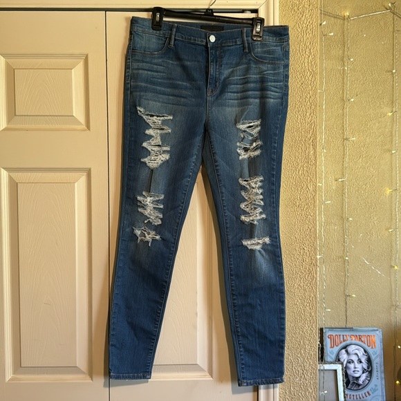 KENDALL + KYLIE SKINNY JEANS EXCELLENT CONDITION SIZE 31 THE ULTRA BABE - Picture 3 of 6